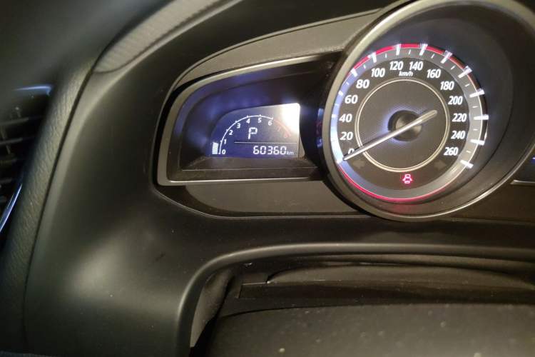 Used Mazda 3 Axela 2014 Sedan 1.5L Automatic Luxury Model Odometer Close Up
