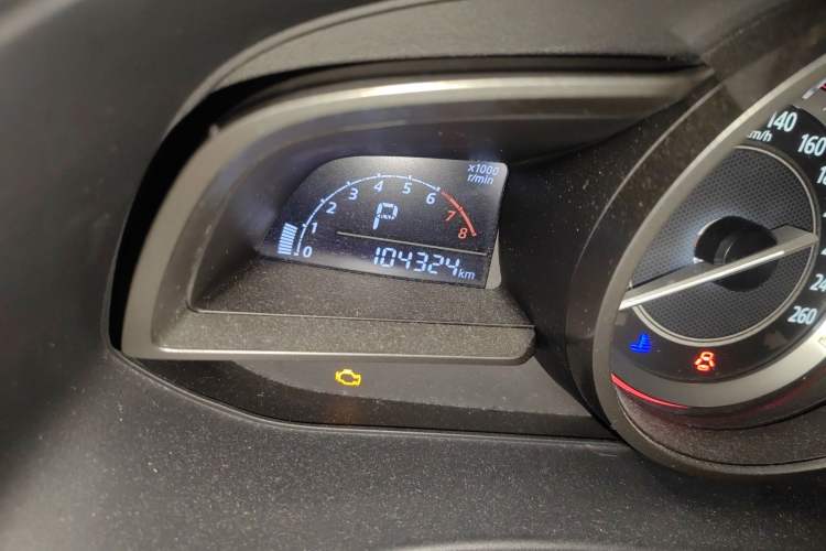 Used Mazda 3 Axela 2014 Hatchback 1.5L Automatic Luxury Model Odometer Close Up