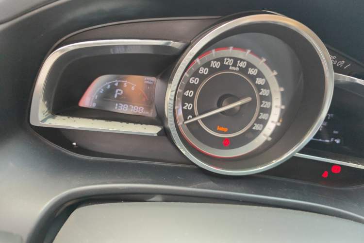 Used Mazda 3 Axela 2014 Sedan 1.5L Automatic Comfort Model Odometer Close Up