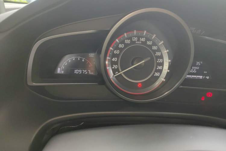 Used Mazda 3 Axela 2014 Sedan 1.5L Manual Comfort Model Odometer Close Up
