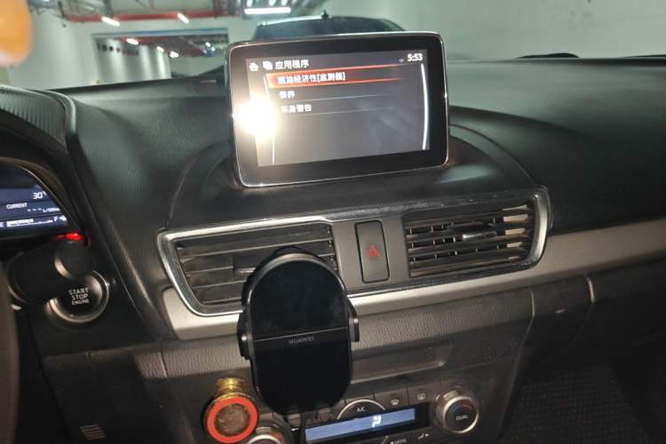 Used Mazda 3 Axela 2014 Sedan 1.5L Automatic Luxury Model Audio And AC Panel