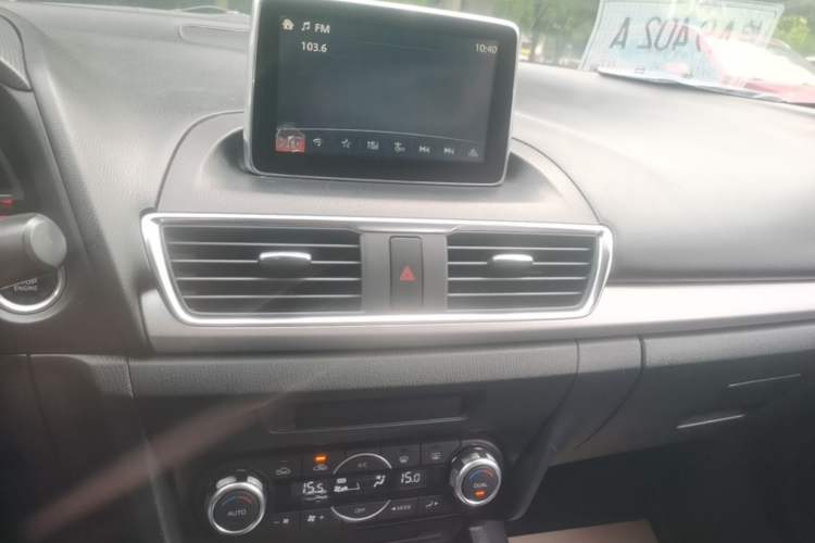 Used Mazda 3 Axela 2014 Sedan 1.5L Automatic Luxury Model Audio And AC Panel