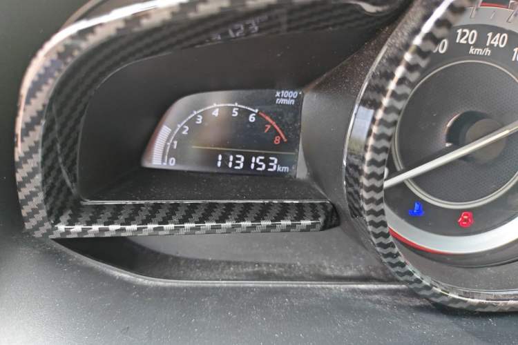 Used Mazda 3 Axela 2014 Sedan 1.5L Manual Comfort Model Odometer Close Up