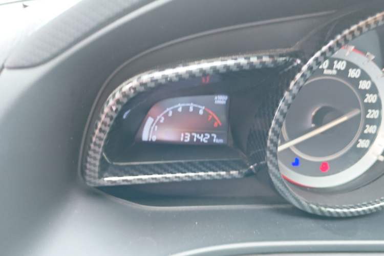 Used Mazda 3 Axela 2014 Sedan 1.5L Manual Comfort Model Odometer Close Up