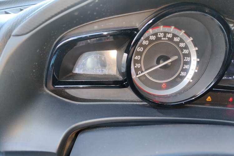 Used Mazda 3 Axela 2014 Sedan 1.5L Manual Comfort Model Odometer Close Up