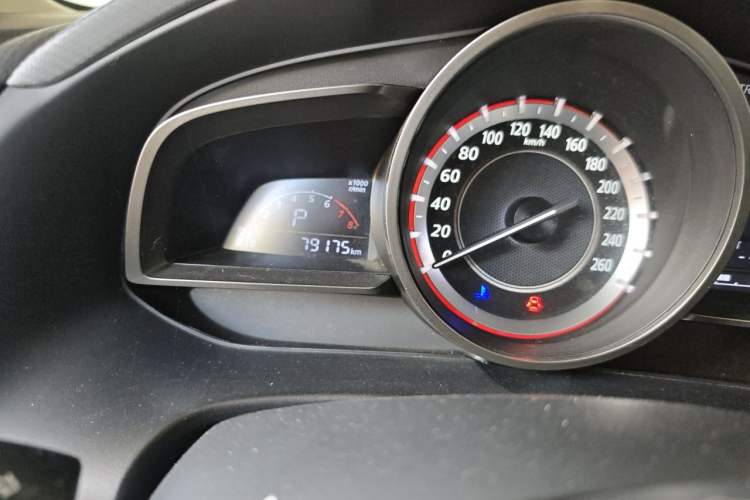 Used Mazda 3 Axela 2014 Sedan 1.5L Automatic Comfort Model Odometer Close Up