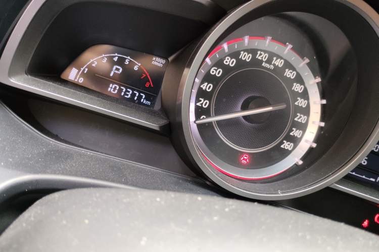 Used Mazda 3 Axela 2014 Sedan 1.5L Automatic Prestige Model Odometer Close Up
