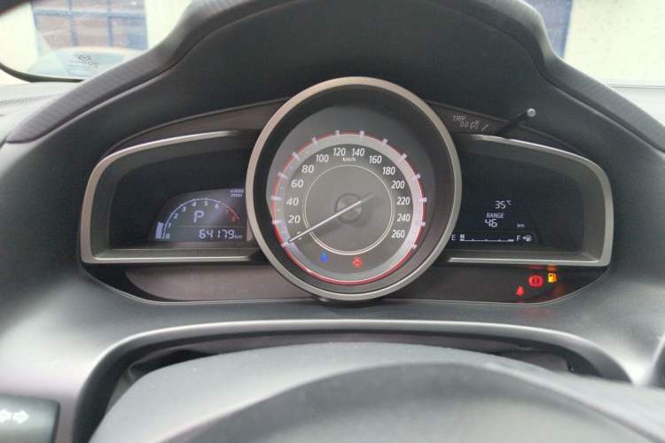 Used Mazda 3 Axela 2014 Hatchback 1.5L Automatic Prestige Model Odometer Close Up