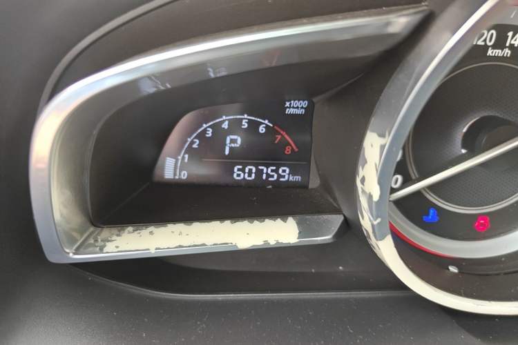 Used Mazda 3 Axela 2014 Sedan 2.0L Automatic Sport Model Odometer Close Up