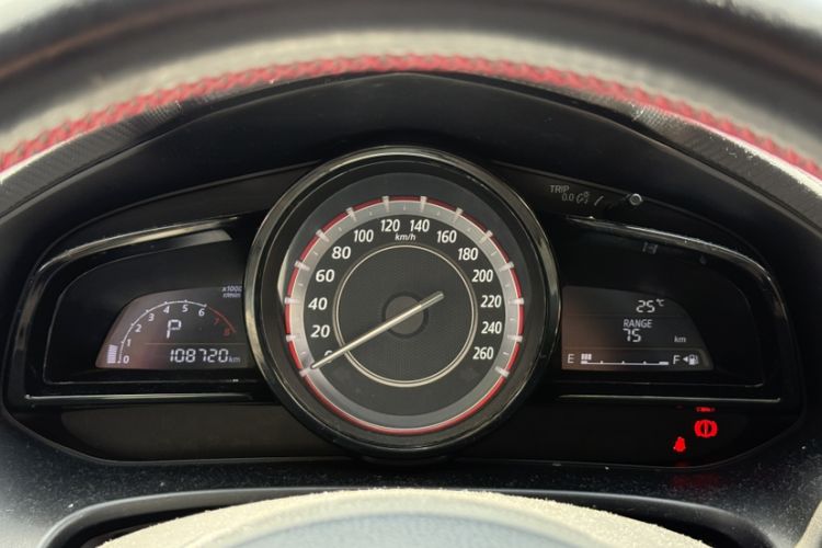 Used Mazda 3 Axela 2014 Sedan 1.5L Automatic Luxury Model Odometer Close Up