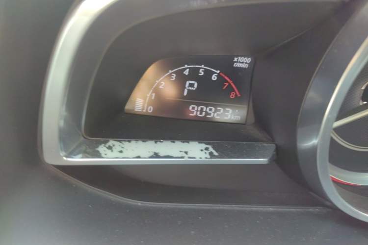 Used Mazda 3 Axela 2014 Sedan 1.5L Automatic Luxury Model Odometer Close Up
