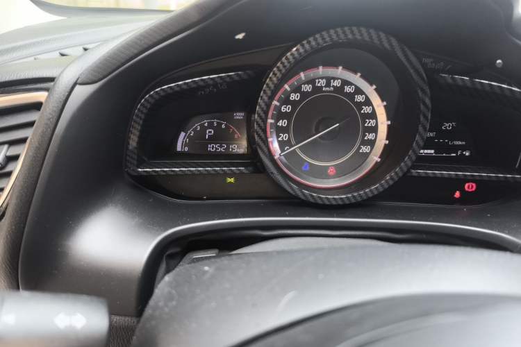 Used Mazda 3 Axela 2014 Sedan 1.5L Automatic Luxury Model Odometer Close Up