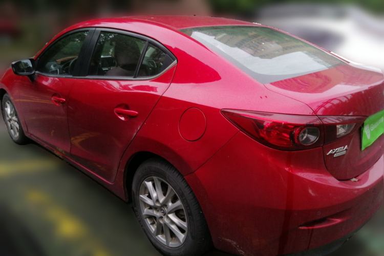 Used Mazda 3 Axela 2014 Sedan 1.5L Automatic Luxury Model Rear Left 45 Deg