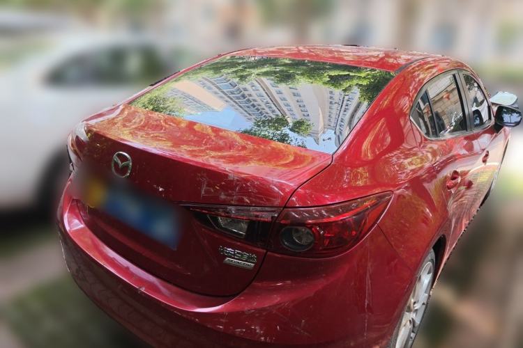 Used Mazda 3 Axela 2014 Sedan 2.0L Automatic Flagship Model Rear Right 45 Deg