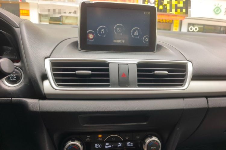 Used Mazda 3 Axela 2014 Sedan 1.5L Automatic Luxury Model Audio And AC Panel