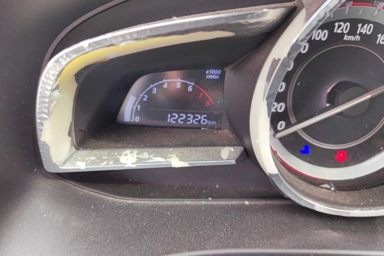 Used Mazda 3 Axela 2014 Sedan 1.5L Manual Comfort Model Odometer Close Up