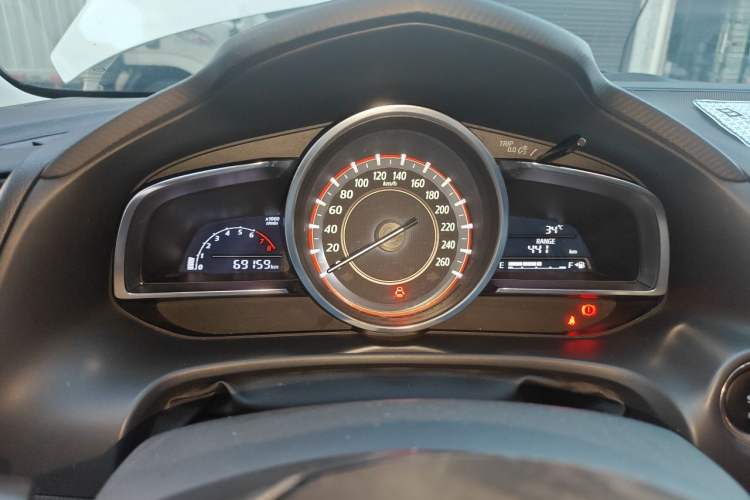 Used Mazda 3 Axela 2014 Hatchback 1.5L Manual Comfort Model Odometer Close Up