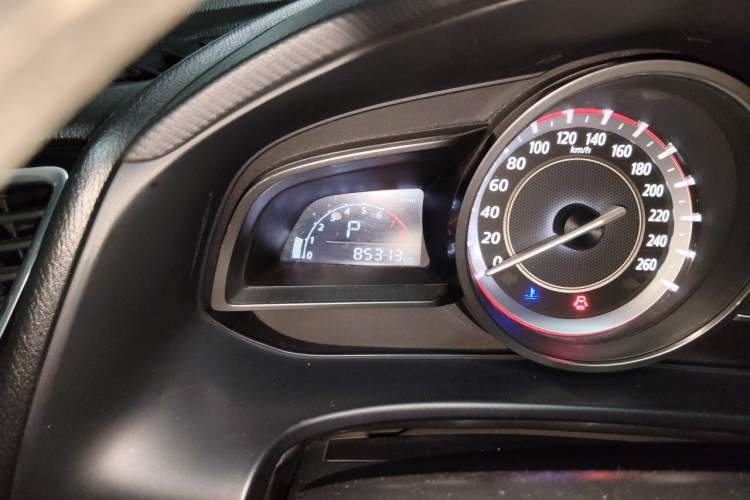 Used Mazda 3 Axela 2014 Sedan 1.5L Automatic Luxury Model Odometer Close Up
