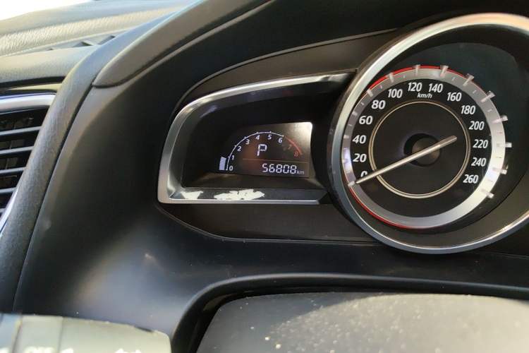 Used Mazda 3 Axela 2014 Hatchback 1.5L Automatic Luxury Model Odometer Close Up
