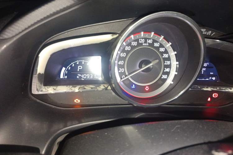 Used Mazda 3 Axela 2014 Sedan 1.5L Automatic Luxury Model Odometer Close Up