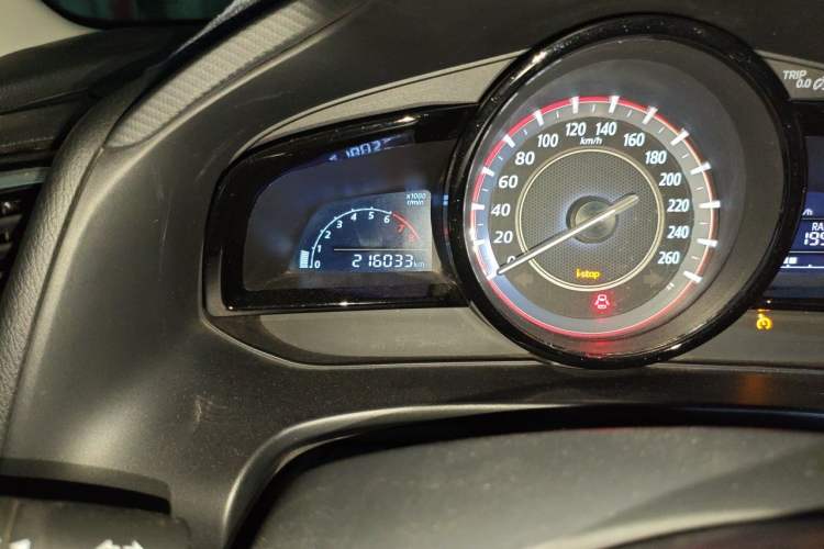 Used Mazda 3 Axela 2014 Sedan 1.5L Manual Comfort Model Odometer Close Up