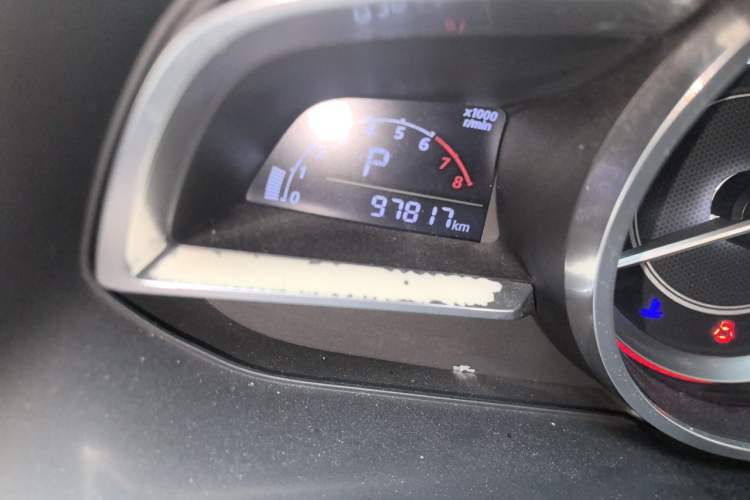Used Mazda 3 Axela 2014 Sedan 1.5L Automatic Luxury Model Odometer Close Up