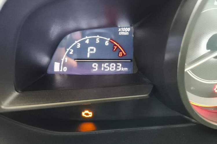 Used Mazda 3 Axela 2014 Sedan 1.5L Automatic Luxury Model Odometer Close Up