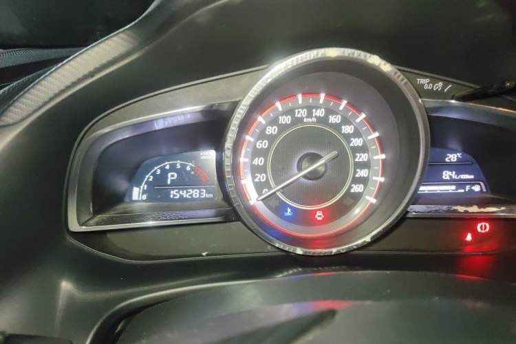 Used Mazda 3 Axela 2014 Sedan 2.0L Automatic Sport Model Odometer Close Up