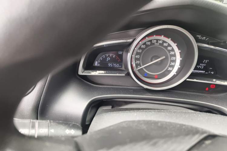 Used Mazda 3 Axela 2014 Sedan 1.5L Automatic Luxury Model Odometer Close Up