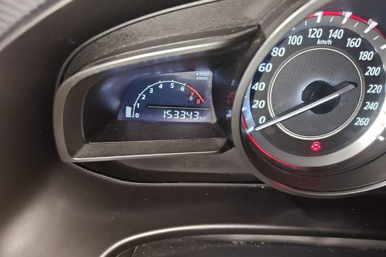 Used Mazda 3 Axela 2016 Sedan 1.5L Manual Luxury Model Odometer Close Up