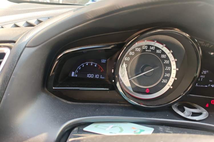 Used Mazda 3 Axela 2016 Sedan 1.5L Manual Luxury Model Odometer Close Up