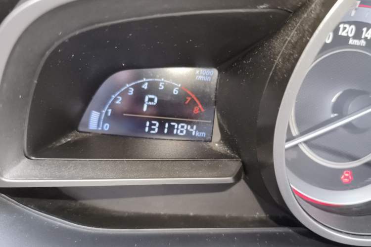 Used Mazda 3 Axela 2016 Sedan 1.5L Automatic Luxury Model Odometer Close Up