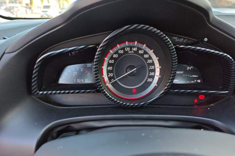 Used Mazda 3 Axela 2016 Sedan 1.5L Automatic Luxury Model Odometer Close Up