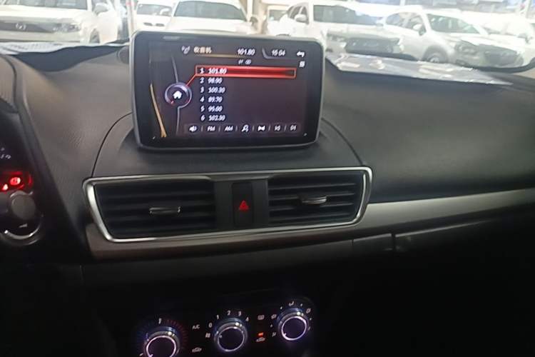 Used Mazda 3 Axela 2016 Sedan 1.5L Automatic Comfort Model Audio And AC Panel