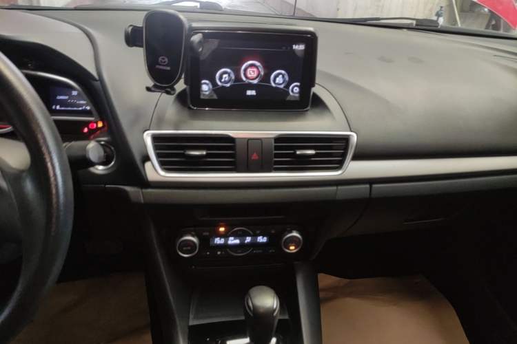 Used Mazda 3 Axela 2016 Sedan 1.5L Automatic Luxury Model Audio And AC Panel