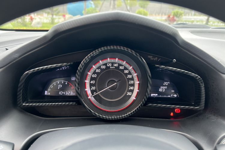 Used Mazda 3 Axela 2016 Sedan 1.5L Automatic Comfort Model Odometer Close Up