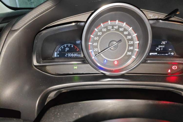 Used Mazda 3 Axela 2016 Sedan 1.5L Automatic Luxury Model Odometer Close Up