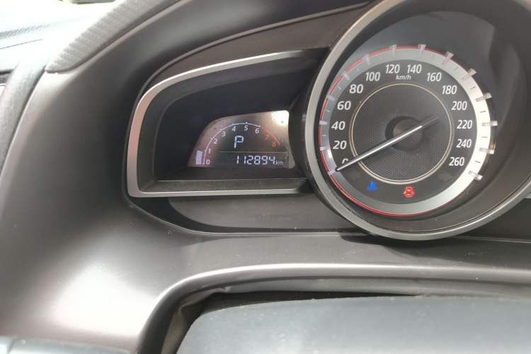 Used Mazda 3 Axela 2016 Sedan 1.5L Automatic Luxury Model Odometer Close Up
