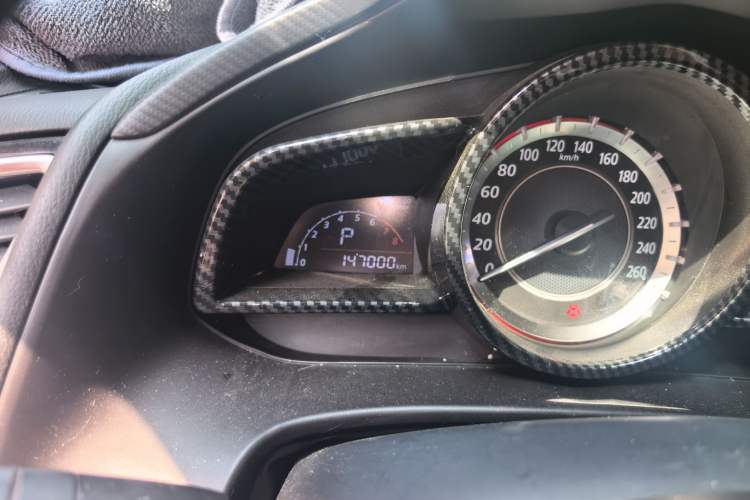 Used Mazda 3 Axela 2016 Sedan 1.5L Automatic Prestige Model Odometer Close Up