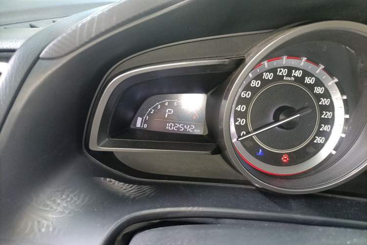 Used Mazda 3 Axela 2016 Sedan 1.5L Automatic Luxury Model Odometer Close Up