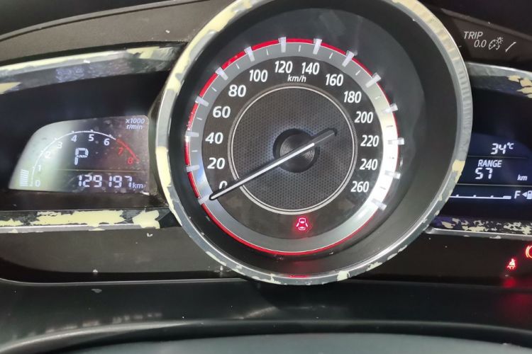 Used Mazda 3 Axela 2016 Sedan 2.0L Automatic Sport Model Odometer Close Up