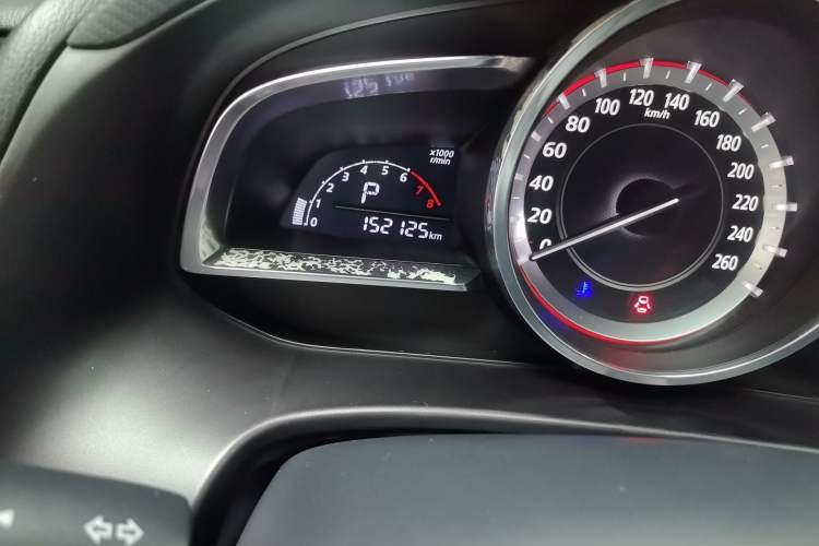 Used Mazda 3 Axela 2016 Sedan 1.5L Automatic Luxury Model Odometer Close Up