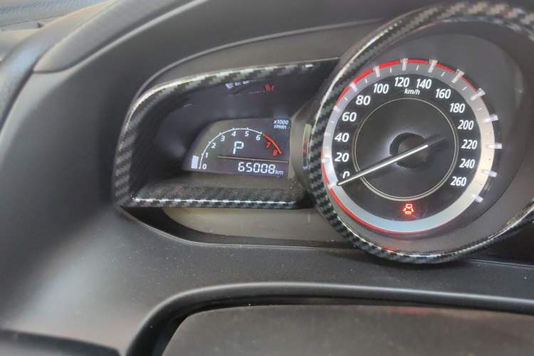 Used Mazda 3 Axela 2016 Hatchback 1.5L Automatic Comfort Model Odometer Close Up