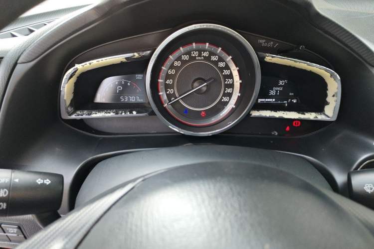 Used Mazda 3 Axela 2016 Sedan 1.5L Automatic Luxury Model Odometer Close Up