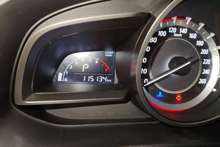 Used Mazda 3 Axela 2016 Sedan 1.5L Automatic Luxury Model Odometer Close Up
