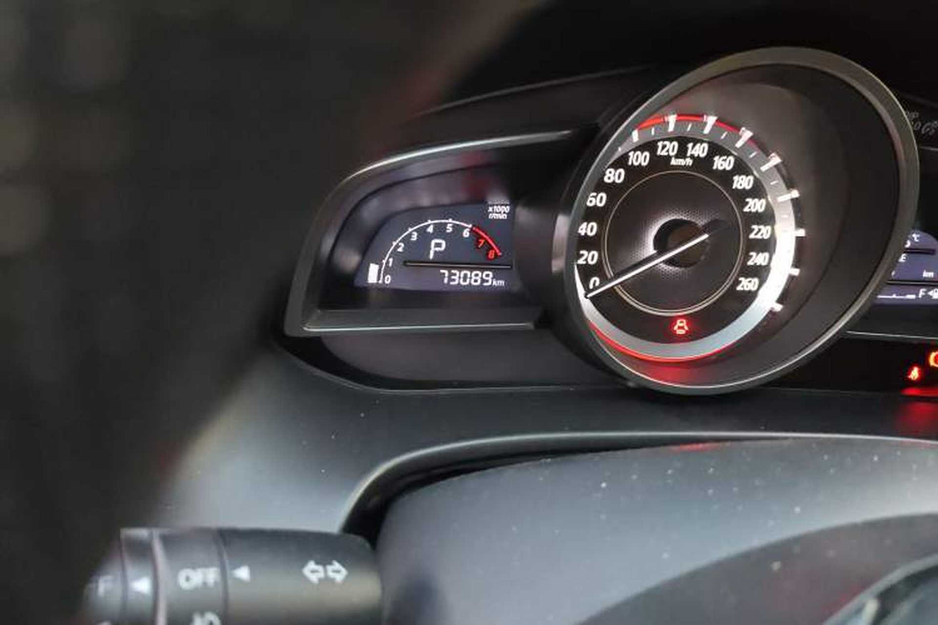 Used Mazda 3 Axela 2016 Sedan 1.5L Automatic Comfort Model Odometer Close Up