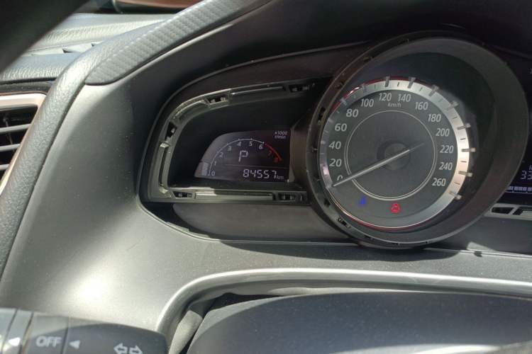 Used Mazda 3 Axela 2016 Hatchback 1.5L Automatic Luxury Model Odometer Close Up