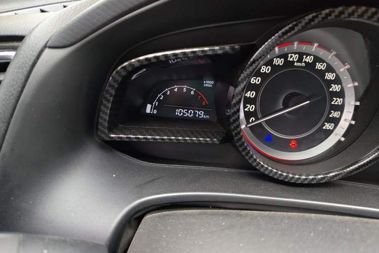 Used Mazda 3 Axela 2016 Sedan 1.5L Manual Luxury Model Odometer Close Up