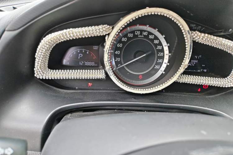 Used Mazda 3 Axela 2016 Sedan 1.5L Automatic Luxury Model Odometer Close Up