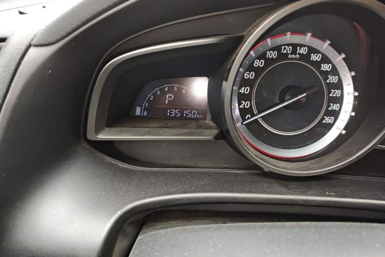 Used Mazda 3 Axela 2016 Sedan 1.5L Automatic Luxury Model Odometer Close Up